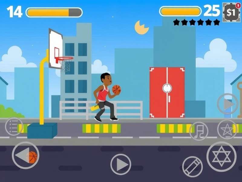 Street Hoops Hero Game Screenshot